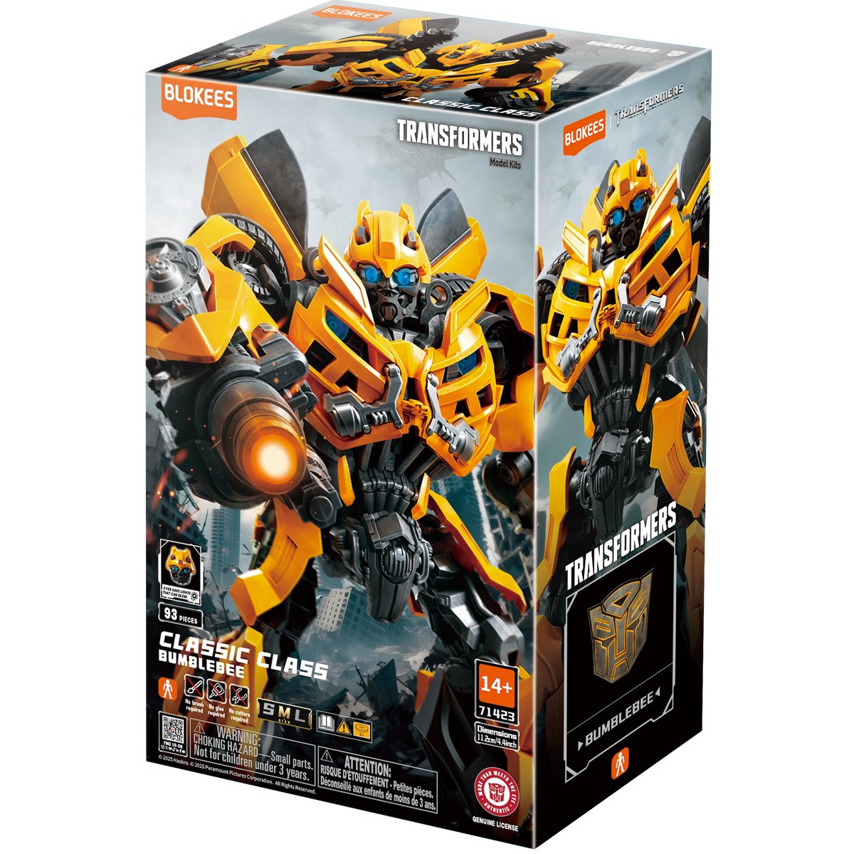Transformers Classic Class Dark of the Moon Bumblebee CC23 Blokees Model Kit - Image 10