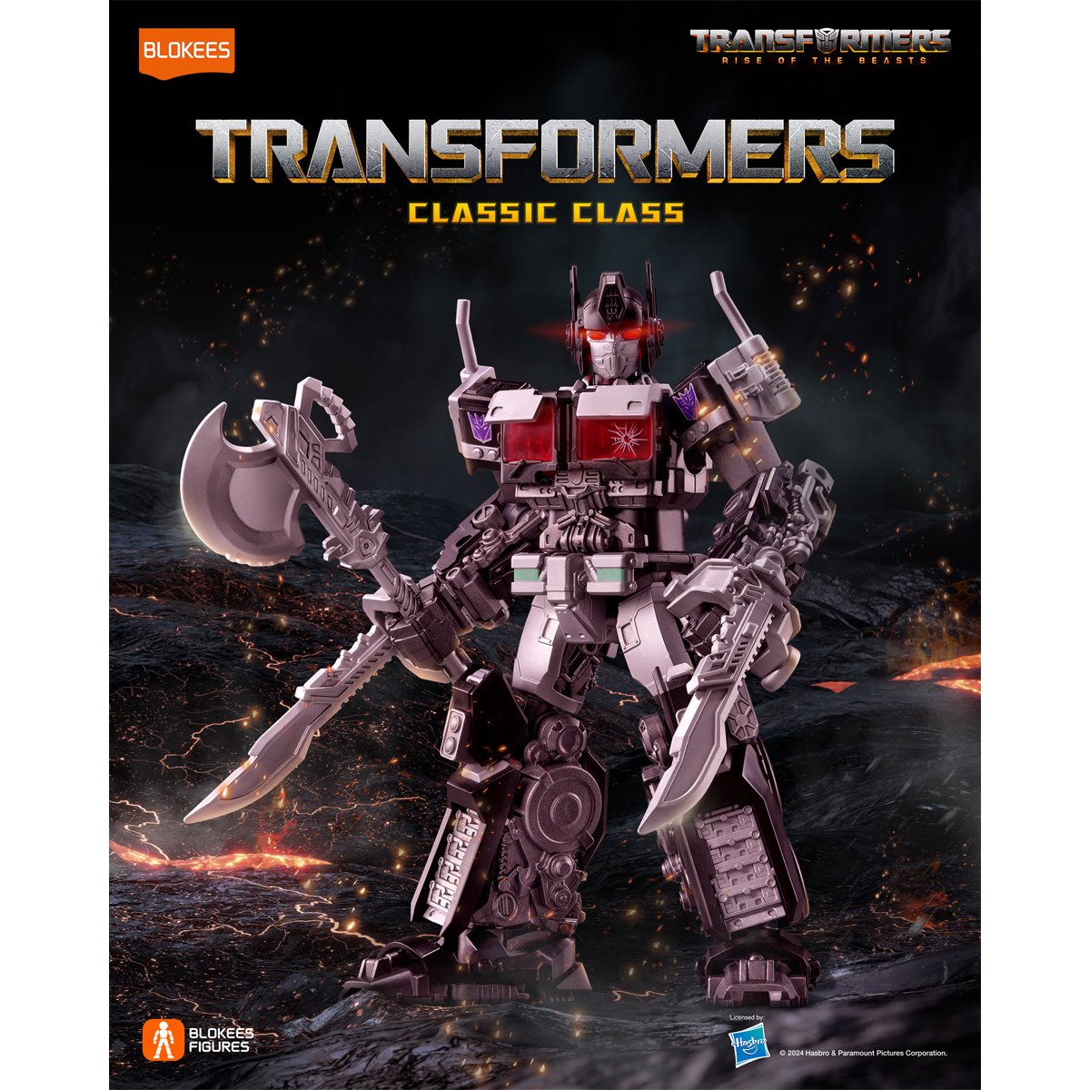 Transformers Classic Class Nemesis Prime Blokees Model Kit - Image 2