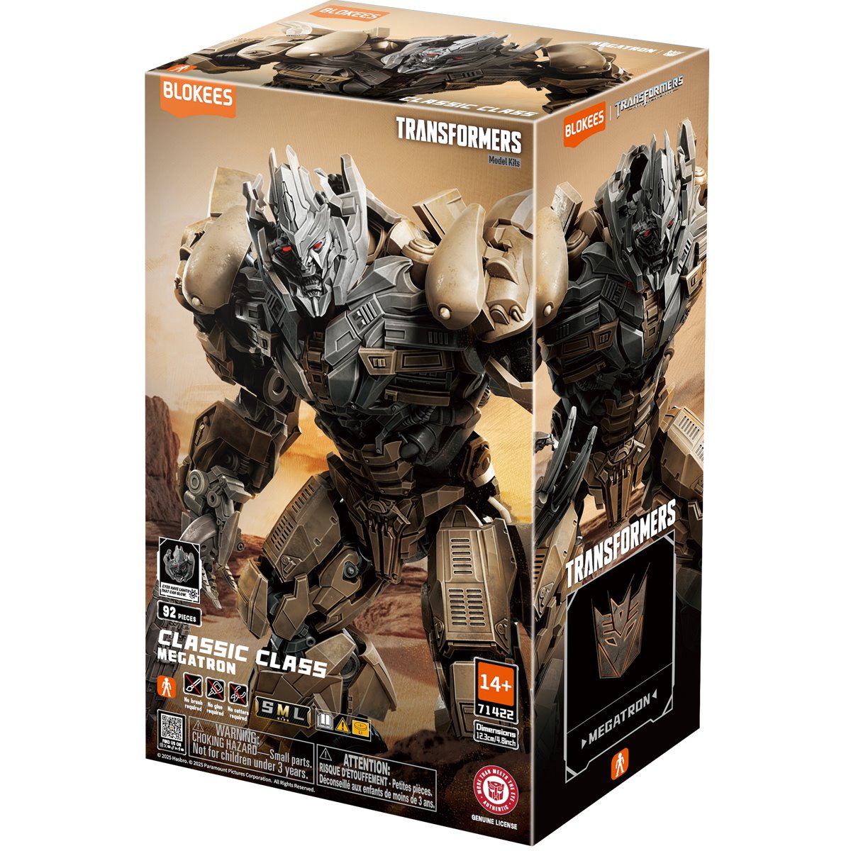 Transformers Dark of the Moon Megatron Classic Class CC22 Blokees Model Kit - Image 10