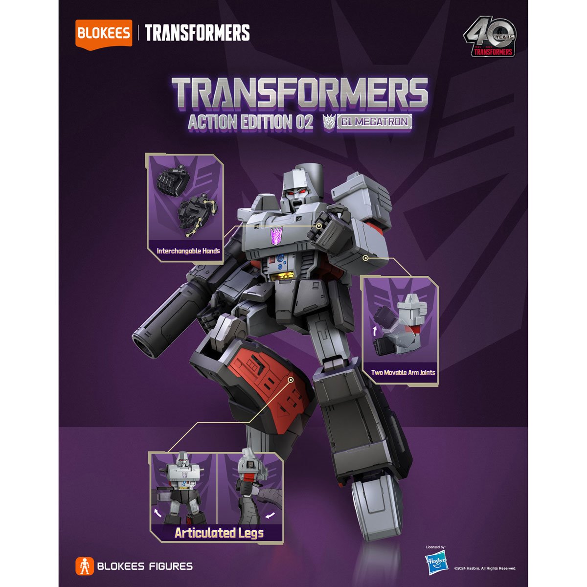 Transformers G1 Megatron Blokees Action Edition Model Kit - Image 3