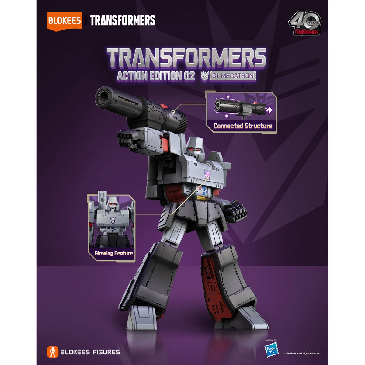 Transformers G1 Megatron Blokees Action Edition Model Kit - Image 8