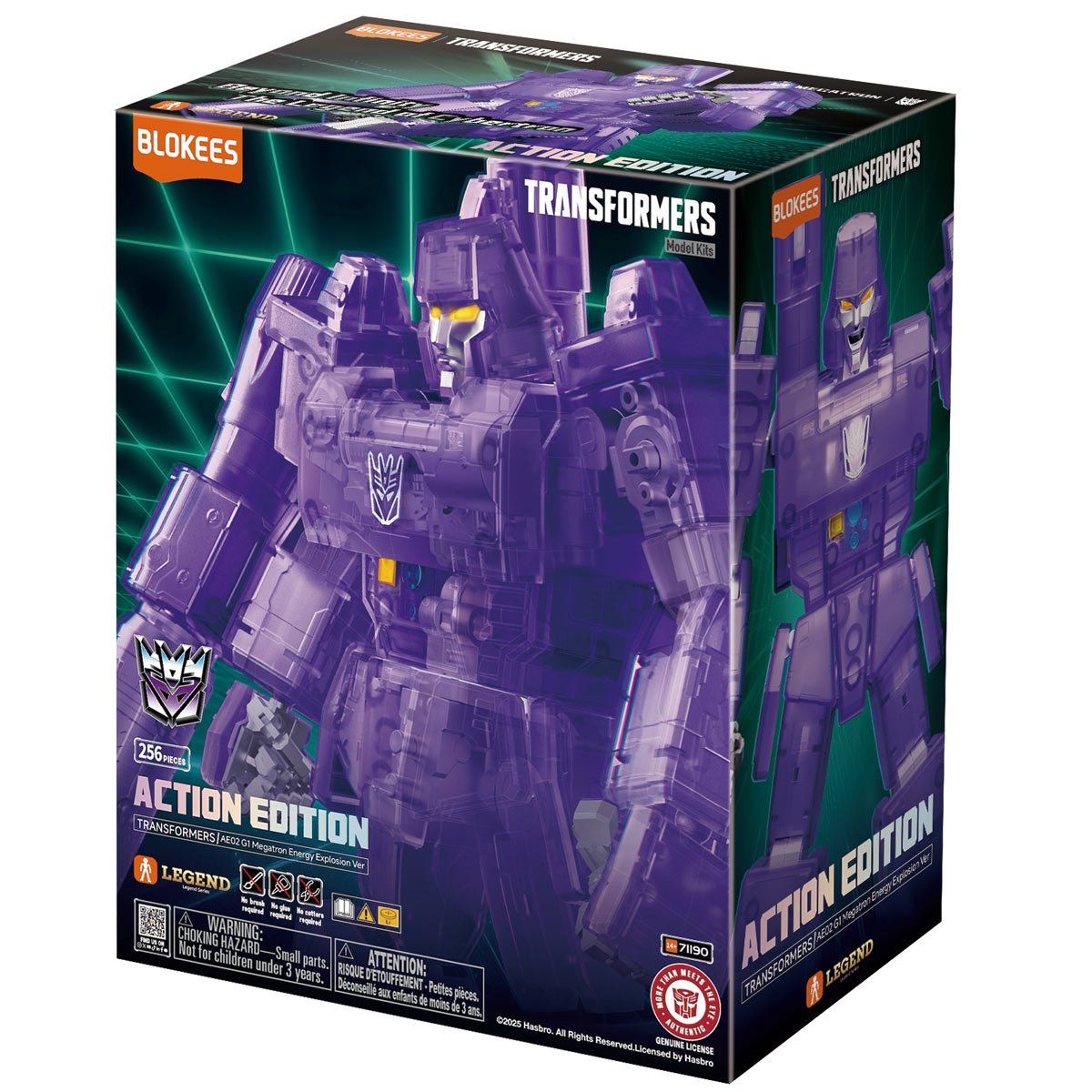 Transformers G1 Megatron Energy Explosion Blokees Action Edition 02 Model Kit - Image 2