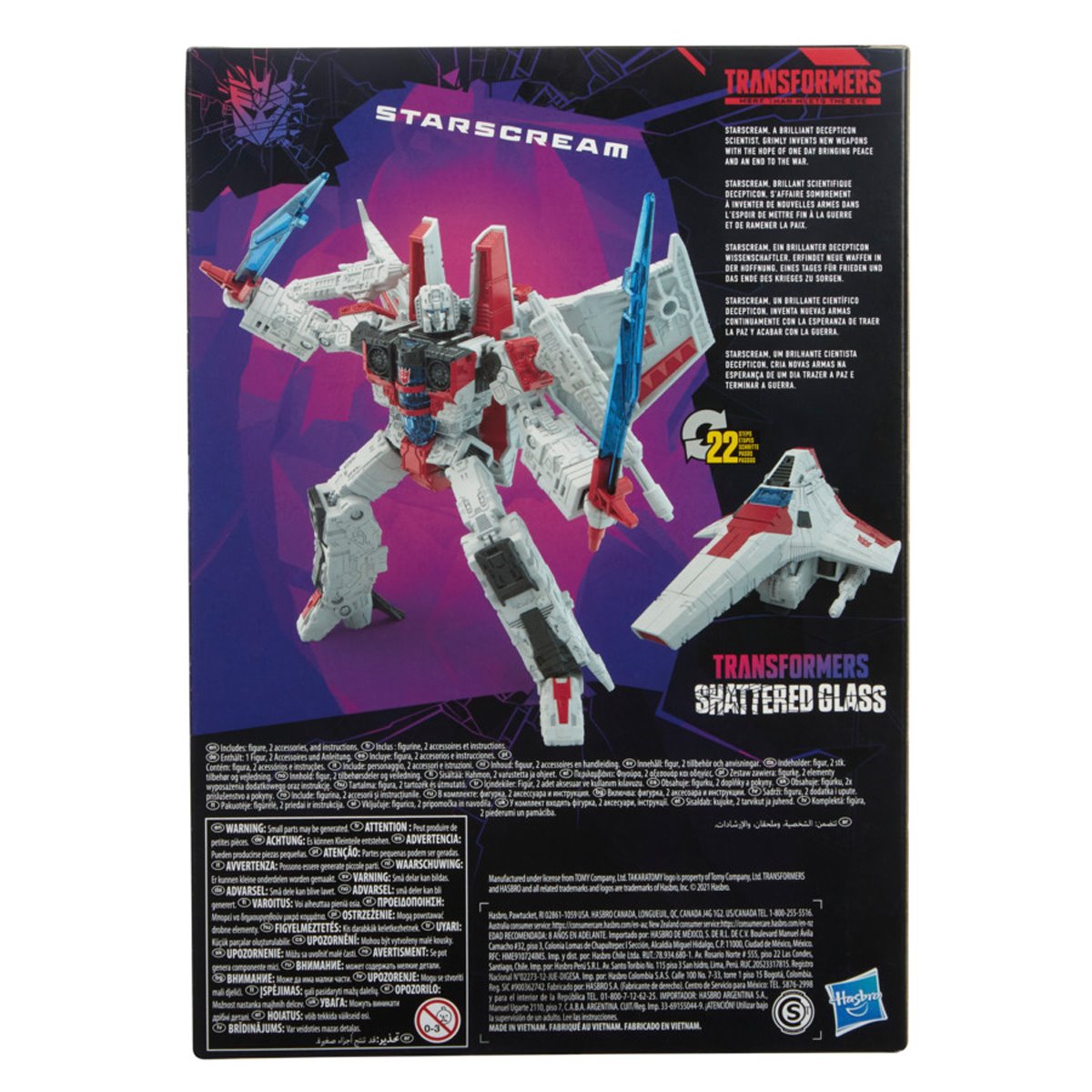 Transformers Generations Shattered Glass Voyager Starscream - Image 8