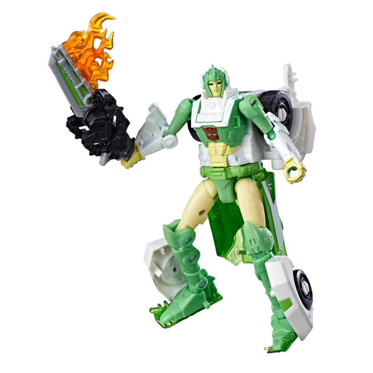 Transformers Generations War for Cybertron: Siege Deluxe Class WFC-S15 Autobot Greenlight with Dazzlestrike - Image 4