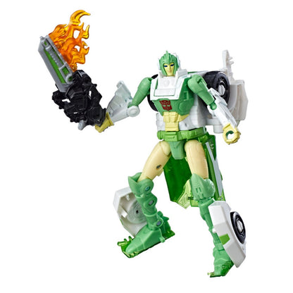 Transformers Generations War for Cybertron: Siege Deluxe Class WFC-S15 Autobot Greenlight with Dazzlestrike - Image 4