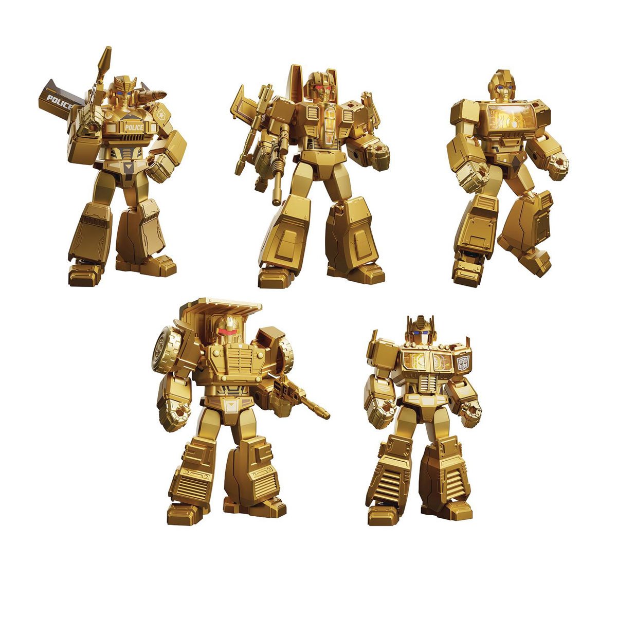 Transformers Gold Series Blokees Limited Edition Model Kit Box Set of 5 - Image 2