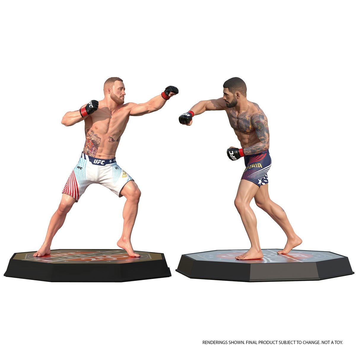 UFC SportsPicks Ilia Topuria vs Justin Gaethje Freedom 250 7-Inch Scale Posed Figure 2-Pack - Image 3