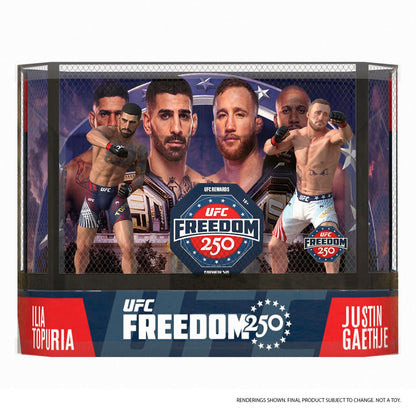 UFC SportsPicks Ilia Topuria vs Justin Gaethje Freedom 250 7-Inch Scale Posed Figure 2-Pack - Image 6