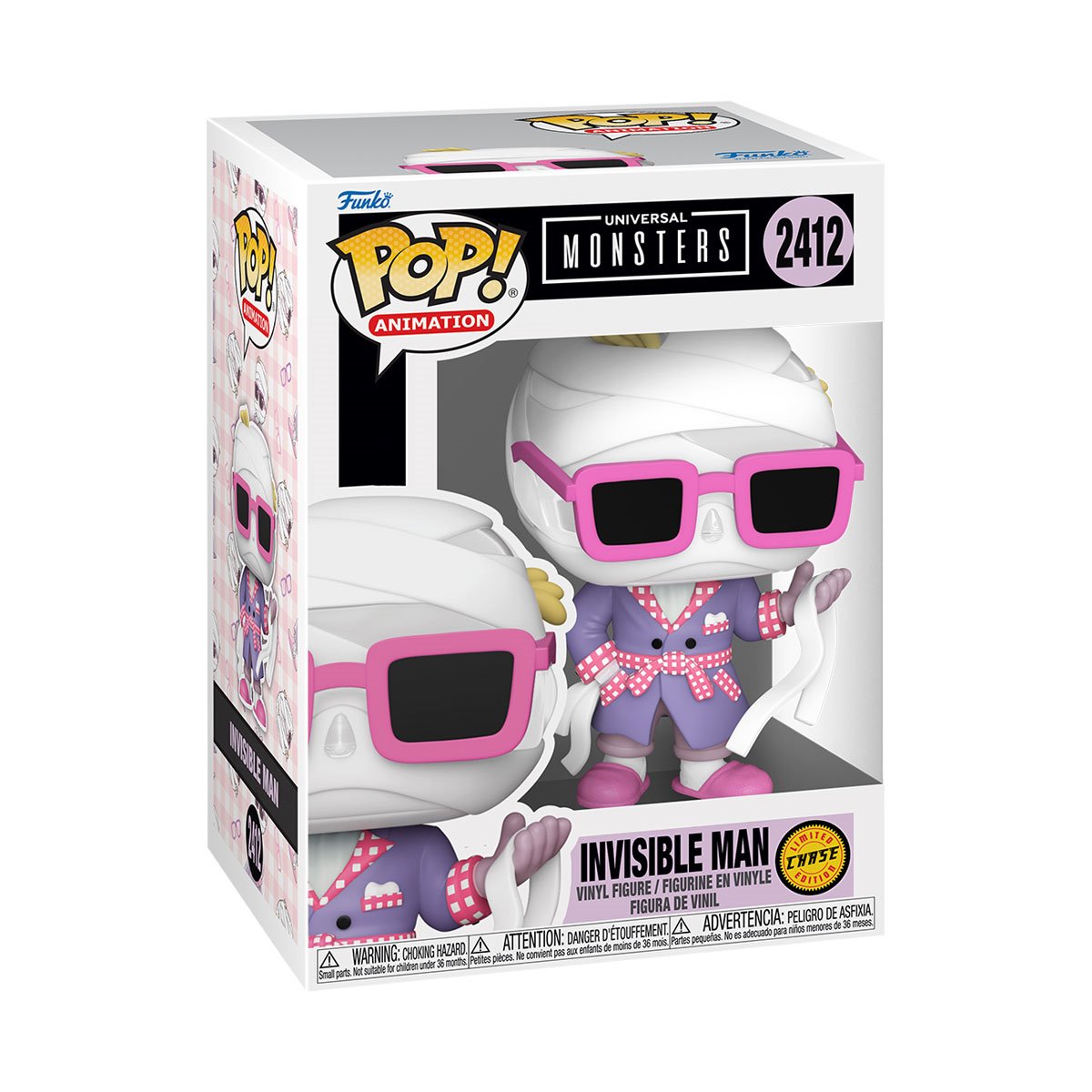 Universal Monsters Anime Invisible Man Funko Pop! Vinyl Figure - Image 5