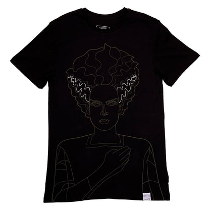 Universal Monsters Bride of Frankenstein Linear T-Shirt