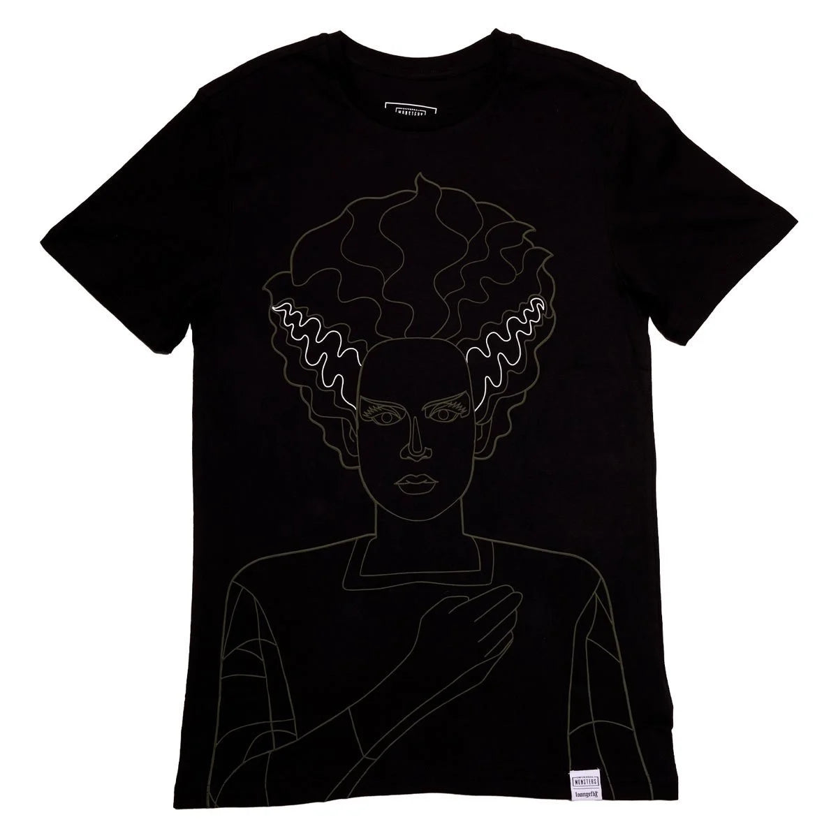 Universal Monsters Bride of Frankenstein Linear T-Shirt