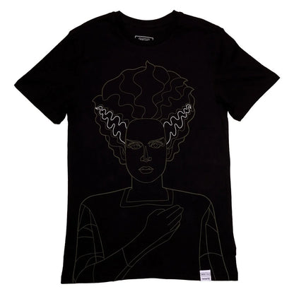 Universal Monsters Bride of Frankenstein Linear T-Shirt
