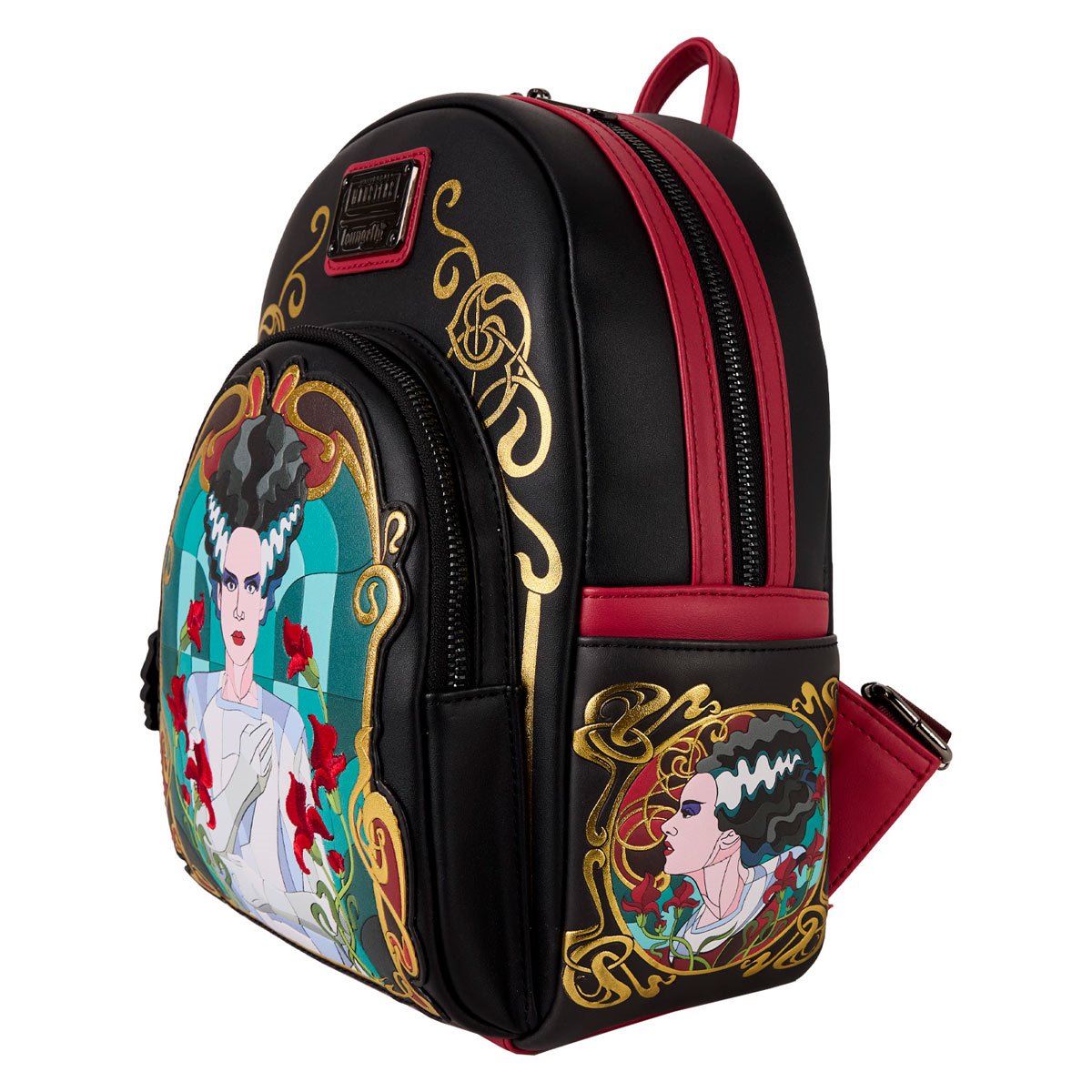 Universal Monsters Bride of Frankenstein Stained Glass Mini-Backpack - Image 2