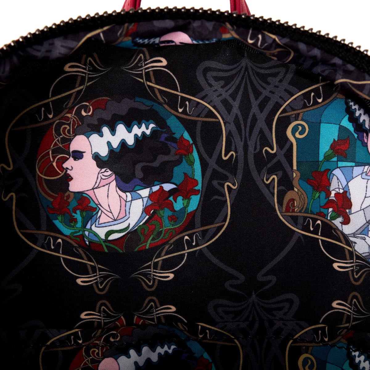 Universal Monsters Bride of Frankenstein Stained Glass Mini-Backpack - Image 5