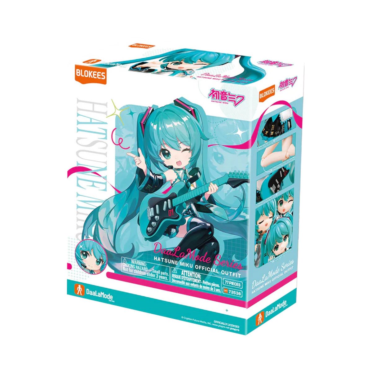Vocaloid Hatsune Miku Official Outfit DaaLaMode Blokees Serendipity Series Action Figure - Image 5