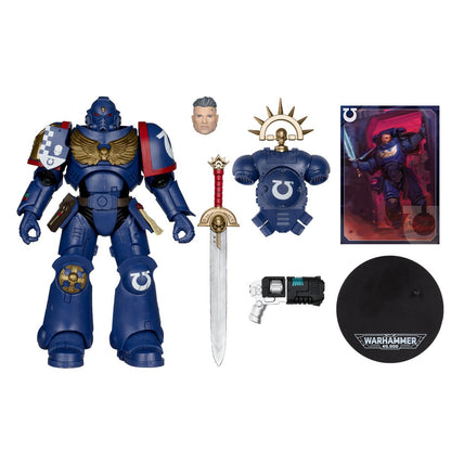 Warhammer 40,000 Wave 13 Total War 3rd Company Lieutenant Ultramarines 7-Inch Scale Action Figure - Image 2