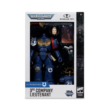 Warhammer 40,000 Wave 13 Total War 3rd Company Lieutenant Ultramarines 7-Inch Scale Action Figure - Image 7