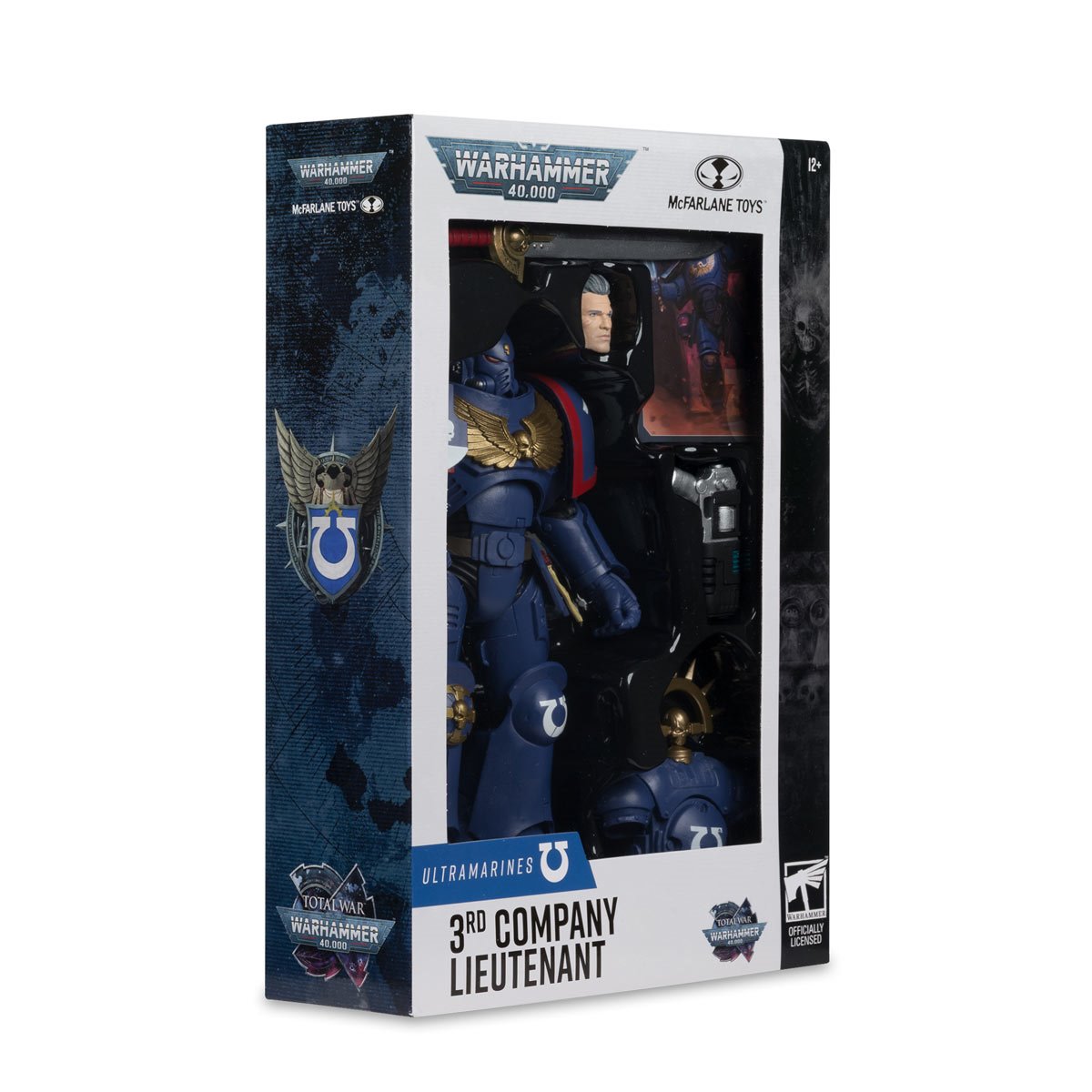 Warhammer 40,000 Wave 13 Total War 3rd Company Lieutenant Ultramarines 7-Inch Scale Action Figure - Image 8