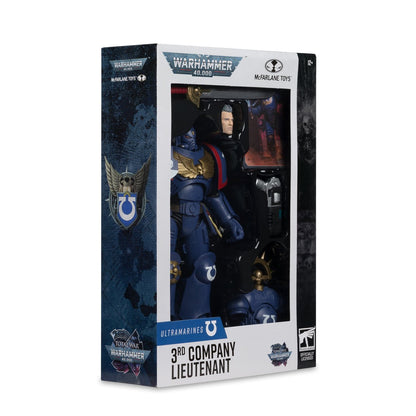Warhammer 40,000 Wave 13 Total War 3rd Company Lieutenant Ultramarines 7-Inch Scale Action Figure - Image 8