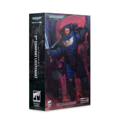 Warhammer 40,000 Wave 13 Total War 3rd Company Lieutenant Ultramarines 7-Inch Scale Action Figure - Image 9