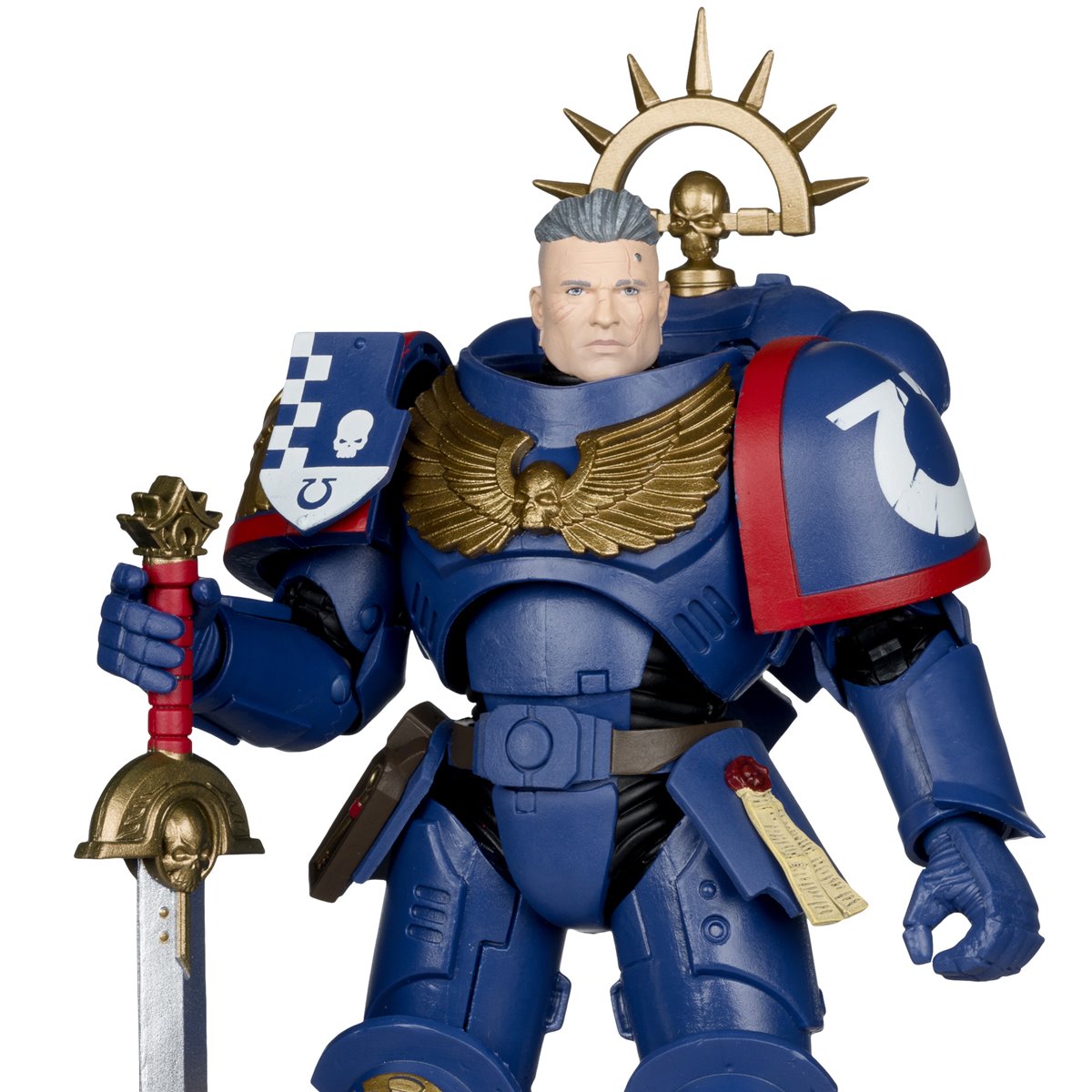 Warhammer 40,000 Wave 13 Total War 3rd Company Lieutenant Ultramarines 7-Inch Scale Action Figure