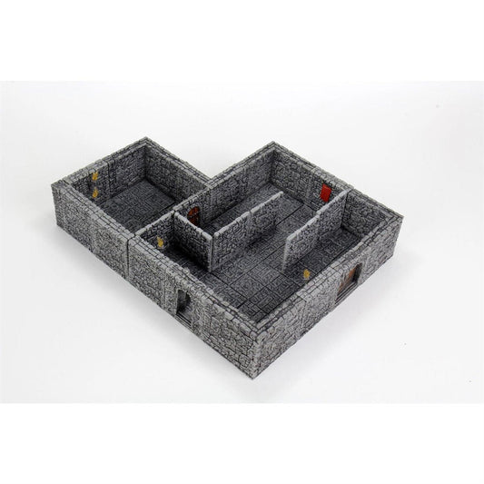 WarLock Tiles Dungeon Tiles II Full Height Stone Walls Expansion Pack - Image 2
