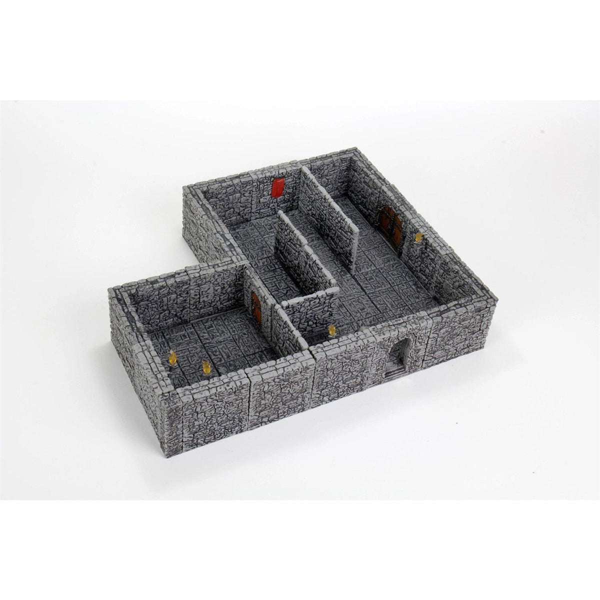 WarLock Tiles Dungeon Tiles II Full Height Stone Walls Expansion Pack - Image 3