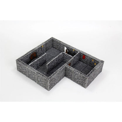 WarLock Tiles Dungeon Tiles II Full Height Stone Walls Expansion Pack - Image 4
