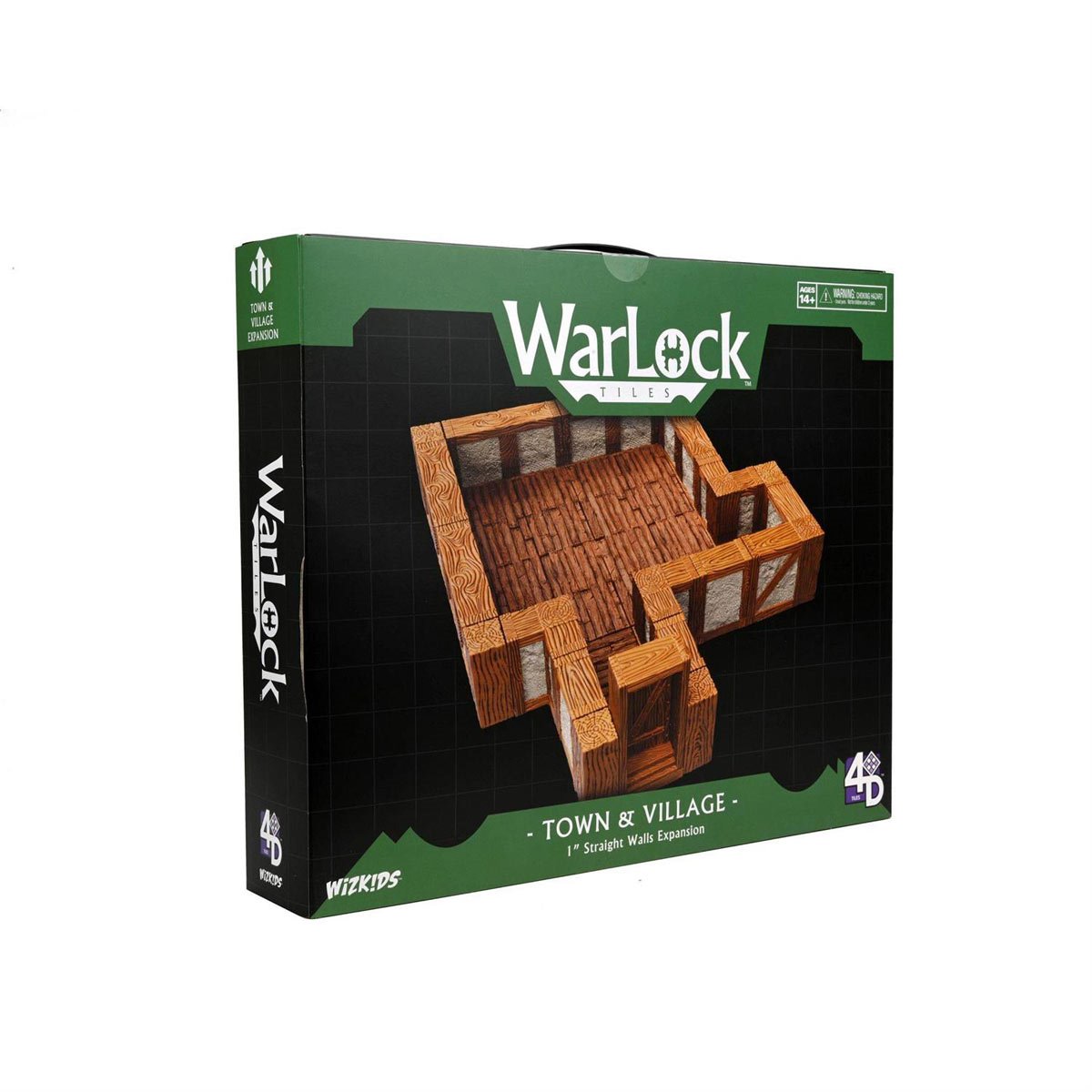 WarLock Tiles Expansion Pack 1-Inch Town and Village Straight Walls Accessory Pack - Image 3