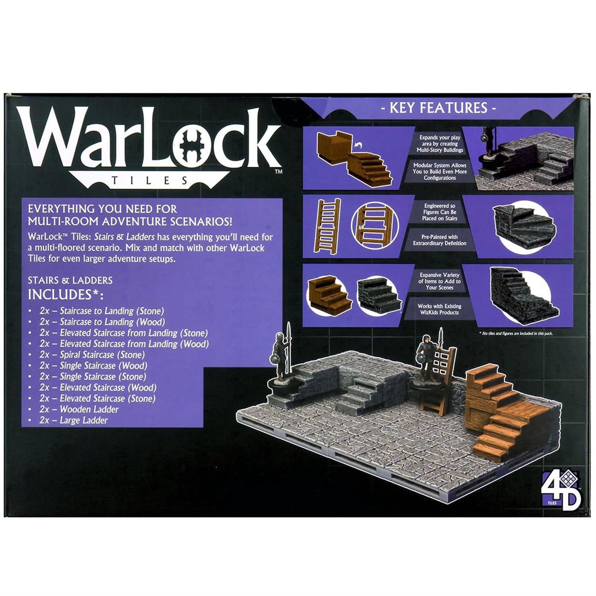 WarLock Tiles Stairs and Ladders Accessory Pack - Image 3