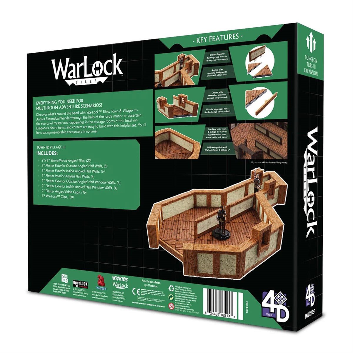 WarLock Tiles Town and Village III Angles Expansion Pack - Image 3