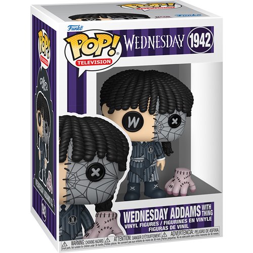 Wednesday Addams with Thing Patchwork Funko Pop! Vinyl Figure and Buddy #1942 - Image 2