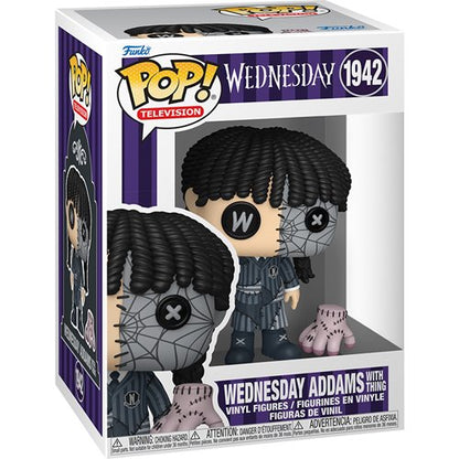 Wednesday Addams with Thing Patchwork Funko Pop! Vinyl Figure and Buddy #1942 - Image 2