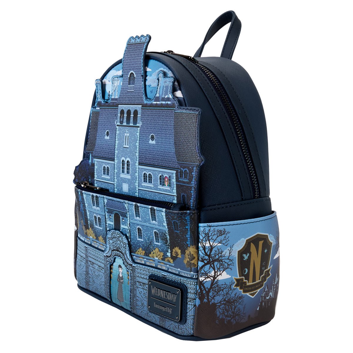 Wednesday Nevermore Academy Mini-Backpack - Image 4
