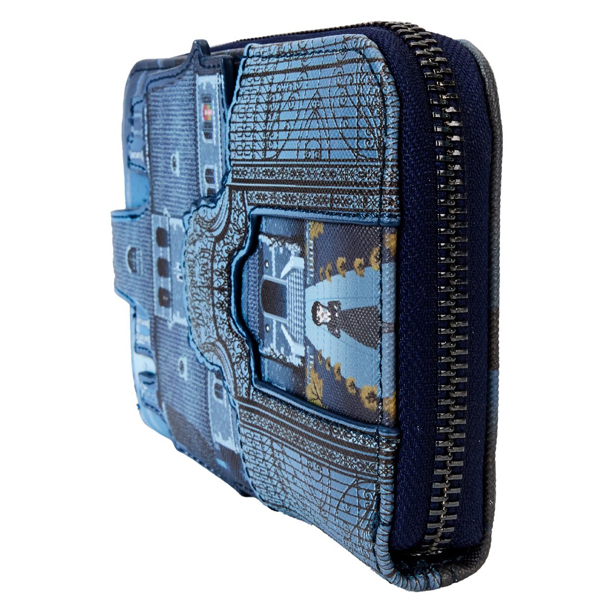 Wednesday Nevermore Castle Zip-Around Wallet - Image 3