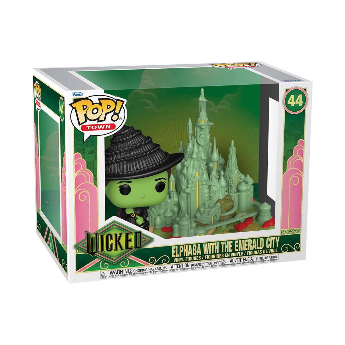 Wicked Part 1 Elphaba with The Emerald City Funko Pop Town #44 - Image 2