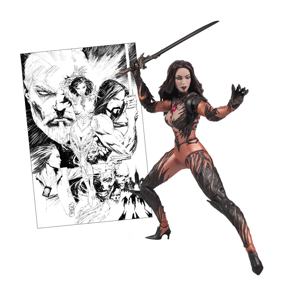 Witchblade Sara Pezzini Image Comic Founders Series McFarlane Elite Edition 7-Inch Deluxe Action Figure - Image 3