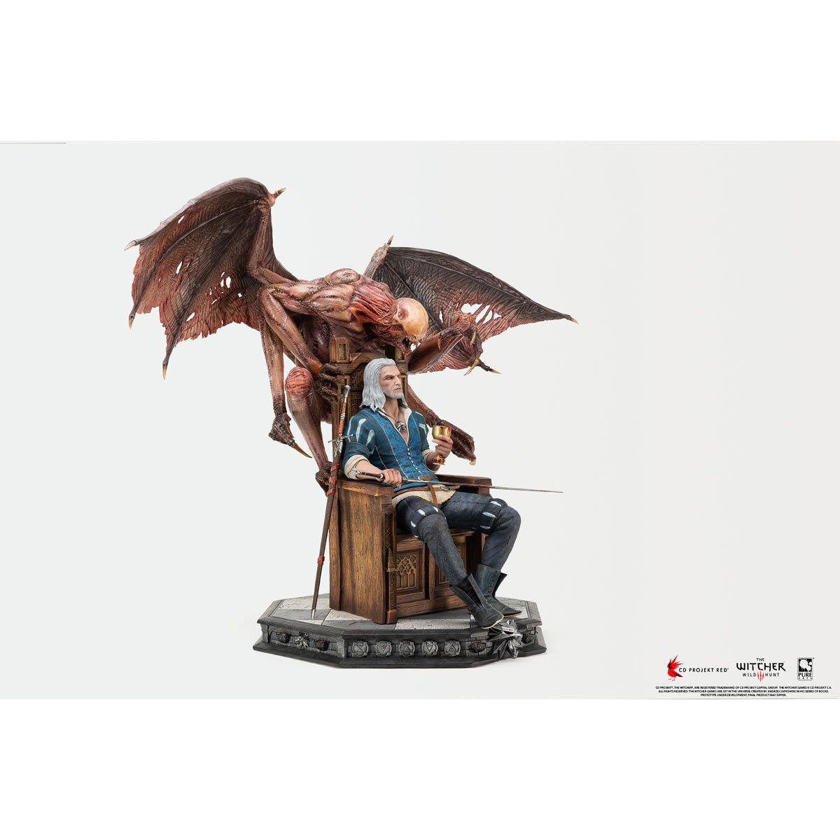 Witcher 3 Wild Hunt Geralt of Rivia 1:4 Scale Deluxe Statue - Image 3