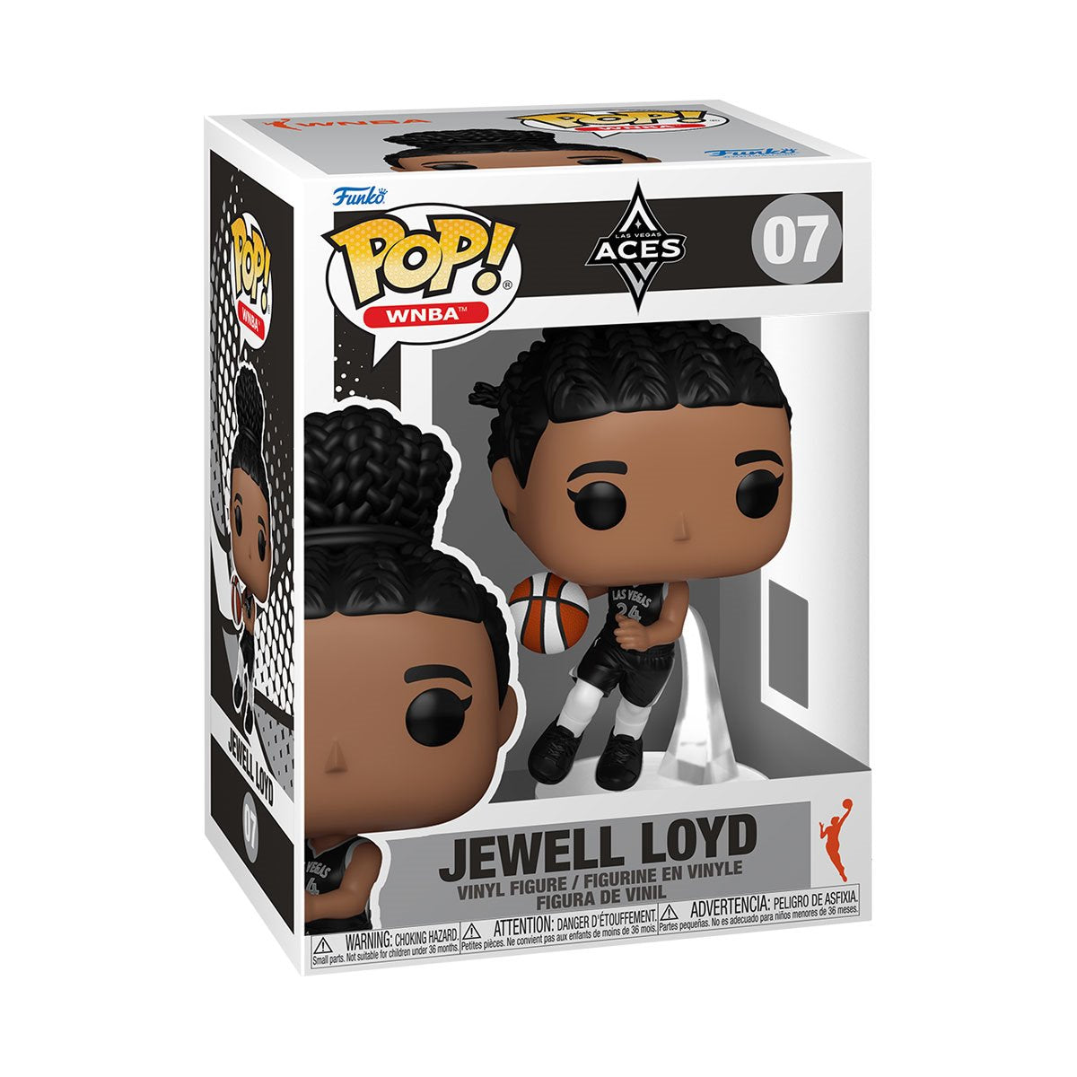 WNBA Aces Jewell Loyd Funko Pop! Vinyl Figure #07 - Image 2