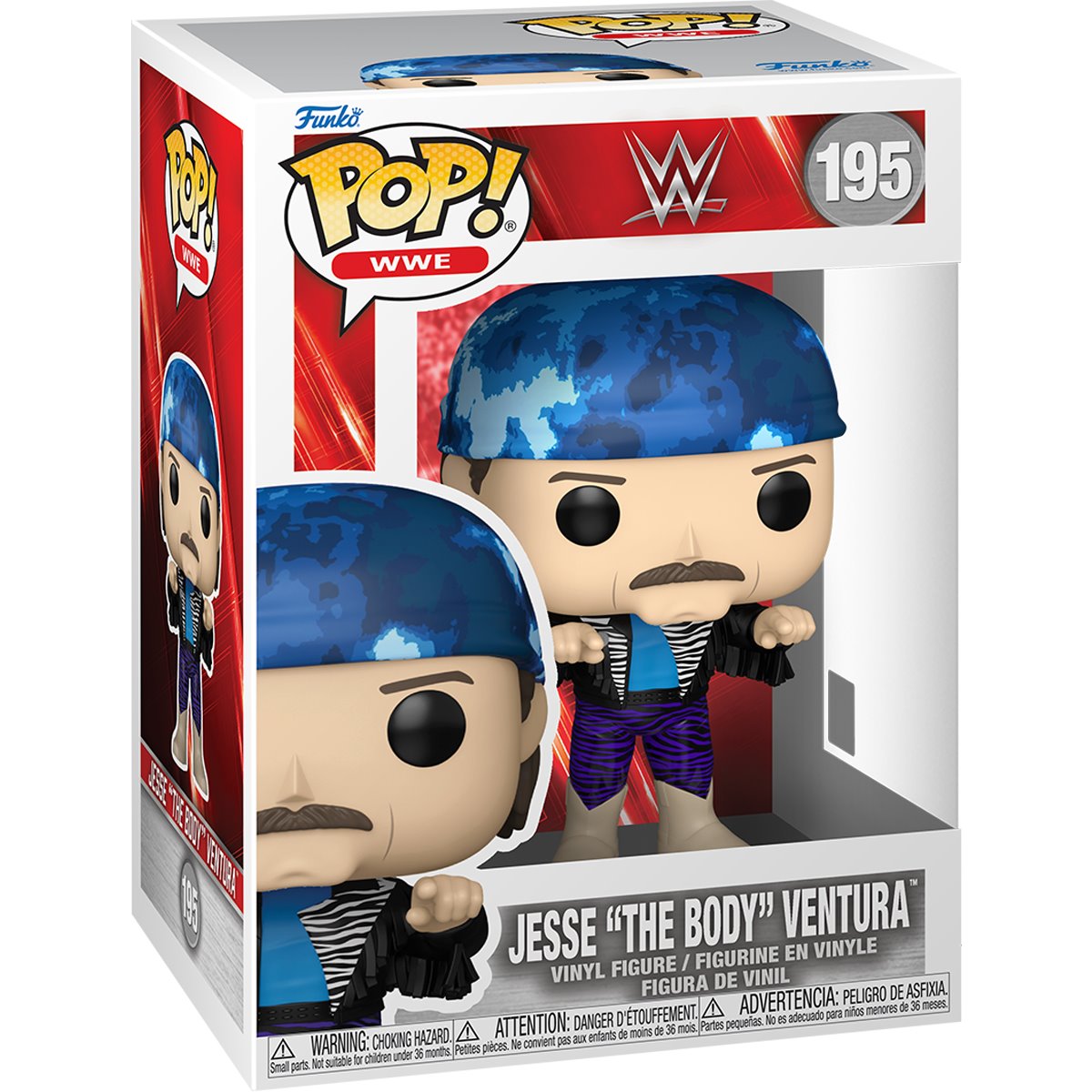WWE Jesse "The Body" Ventura Funko Pop! Vinyl Figure #195