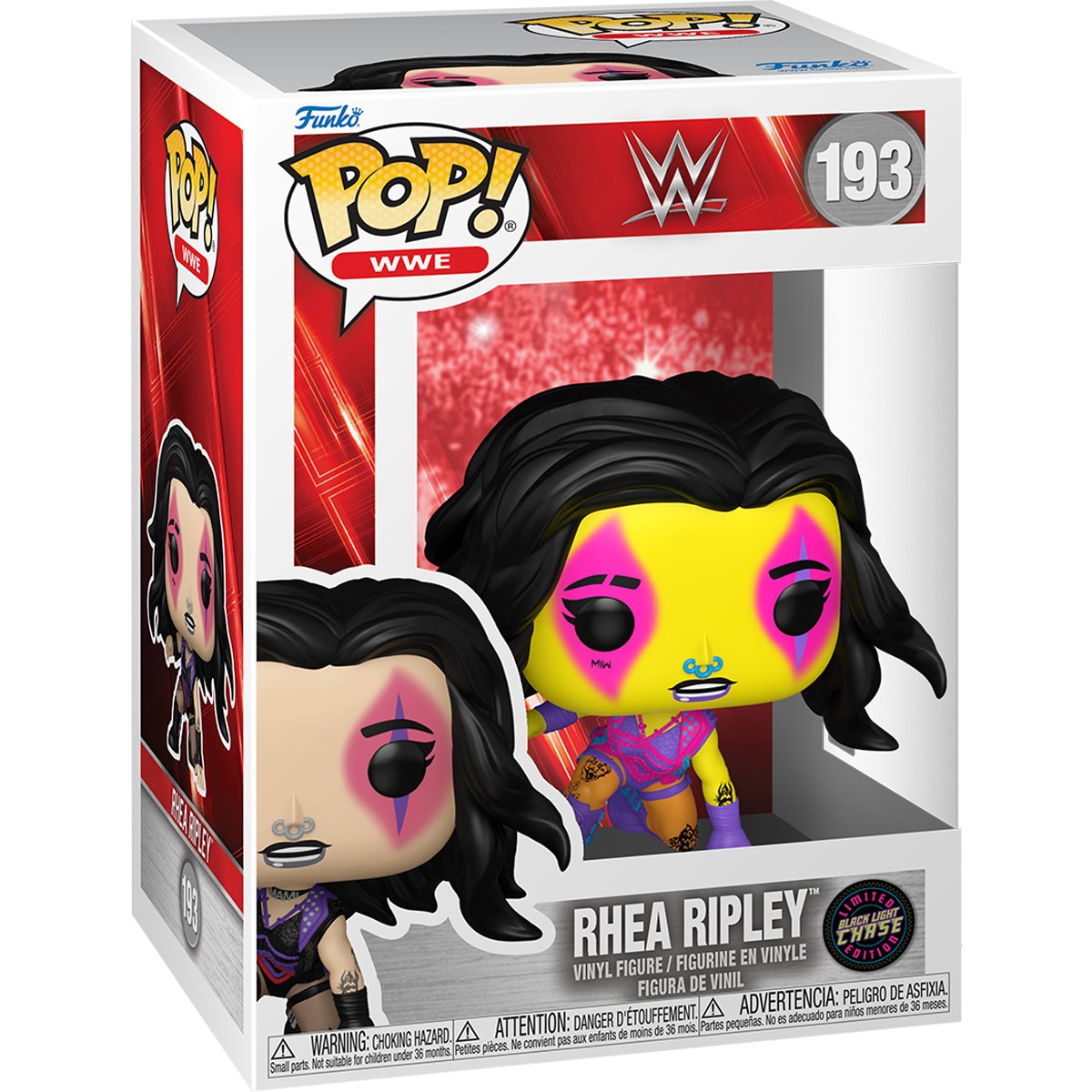 WWE Rhea Ripley WM40 Funko Pop! Vinyl Figure #193 - Image 4