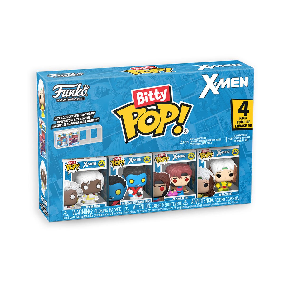 X-Men Gambit Funko Bitty Pop! Mini-Figure 4-Pack - Image 8
