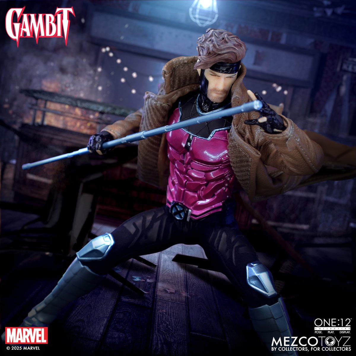 X-Men Gambit One:12 Collective Action Figure - Image 6