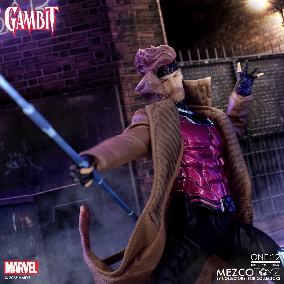 X-Men Gambit One:12 Collective Action Figure - Image 7