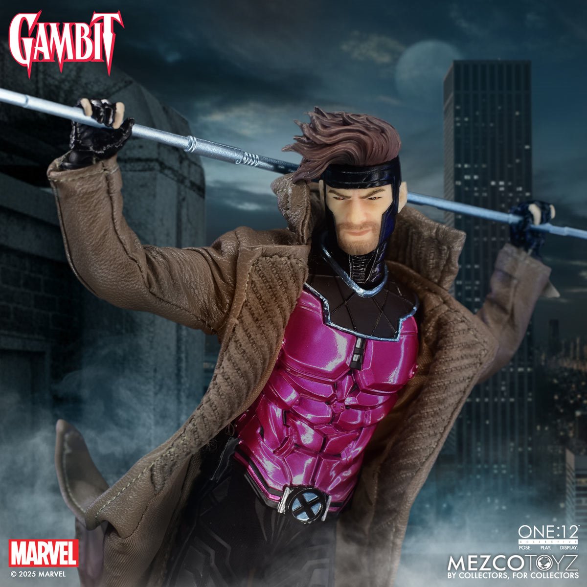 X-Men Gambit One:12 Collective Action Figure - Image 10